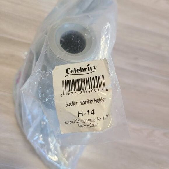 Suction Manikin Holder H-14 Burmax Celebrity Soft 'N Style Cosmetology Tool - Picture 3 of 5